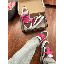 Vans knu marrom e rosa