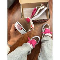 Vans knu marrom e rosa