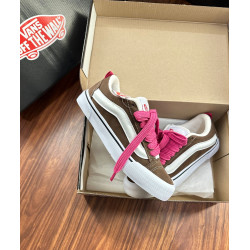 Vans knu marrom e rosa