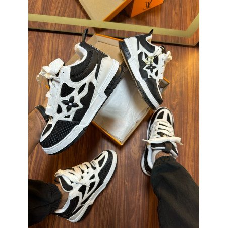 Louis vuitton skate branco e preto