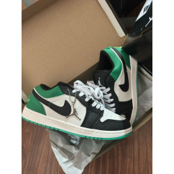 JORDAN low preto e verde