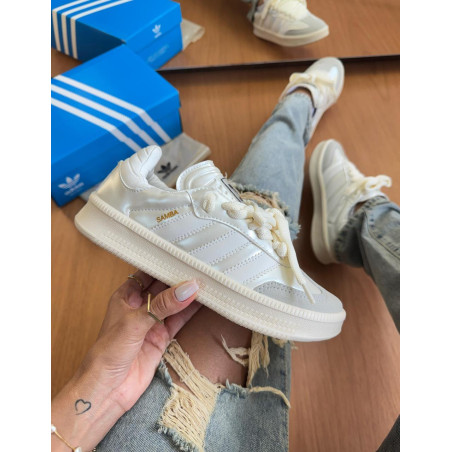 Adidas Sambe plataforma off metálico