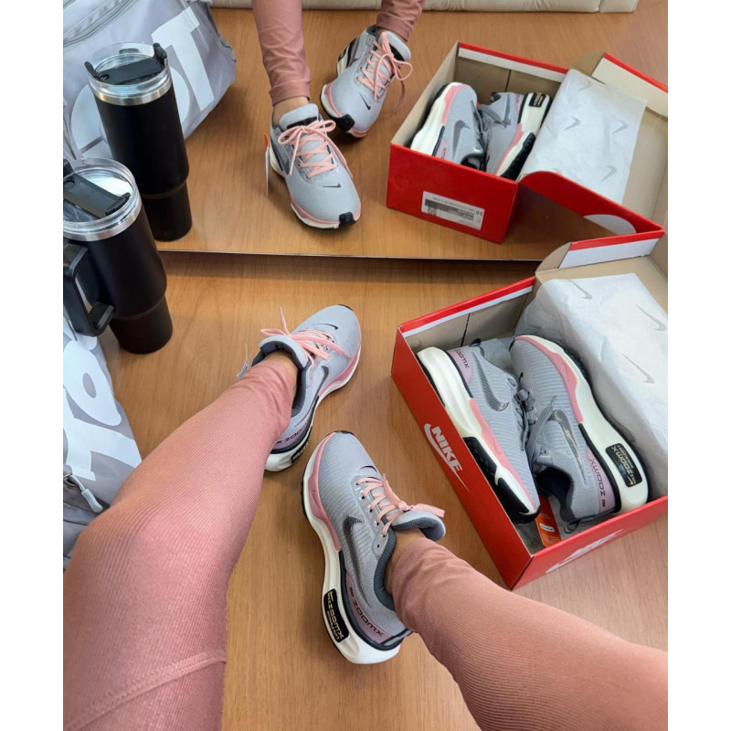 Nike Air zoom cinza e rosa