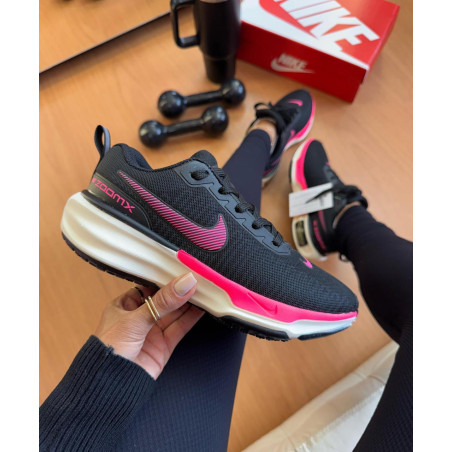 Air zoom preto e rosa