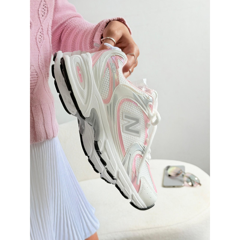 New balance 530 branco e rosa