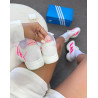 Adidas Adizero Adios Pro 4  Branco, pink e verde