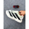Adizero preto, laranja e verde