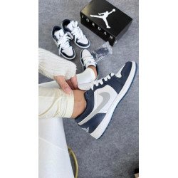 Jordan low  Marinho bco cinza