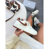 Nike air force f1 prime Off/white/ castanho