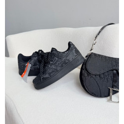 Air force F1 textura preto