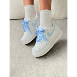 Air force metálico com fita azul