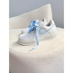 Air force metálico com fita azul
