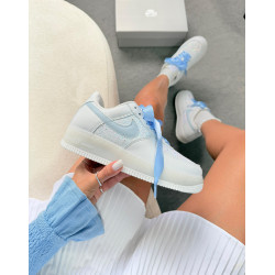 Air force metálico com fita azul