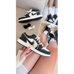Jordan low mid 23 preto/branco