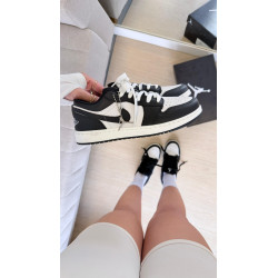 Jordan low mid 23 preto/branco