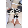 Jordan low mid 23 preto/branco