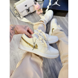 Air Jordan low mid 23 manteiga/ dourado