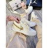 Air Jordan low mid 23 manteiga/ dourado