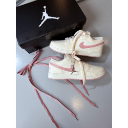 Air Jordan low mid 23 manteiga/flamingo