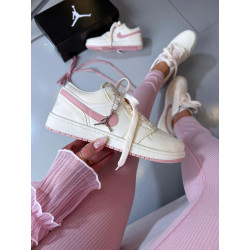 Air Jordan low mid 23 manteiga/flamingo