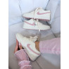 Air Jordan low mid 23 manteiga/flamingo