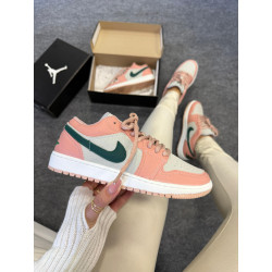 Jordan low Flamingo/verde