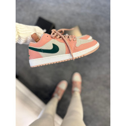 Jordan low Flamingo/verde