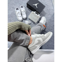 Jordan low Cinza/Branco