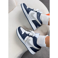 Jordan low azul e prata