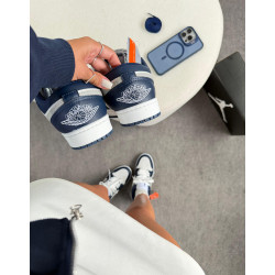 Jordan low azul e prata