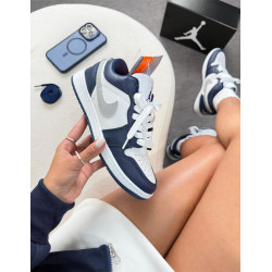Jordan low azul e prata