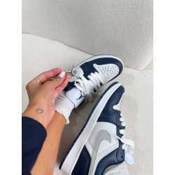 Jordan low azul e prata