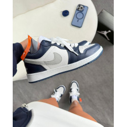 Jordan low azul e prata