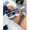 Jordan low azul e prata