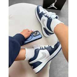 Jordan low azul e prata