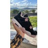 Jordan 4 retrô preto e rosa