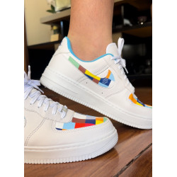 Nike AIR force louis vuitton branco