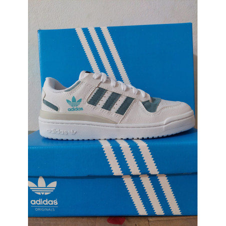 Adidas fórum low branco e azul